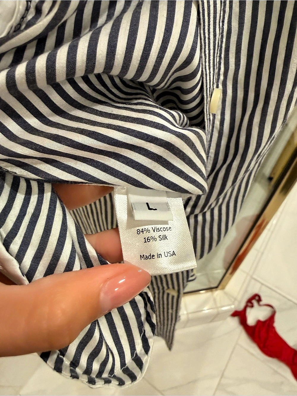 La Ligne Striped Button Down Dress - Picture 4 of 4